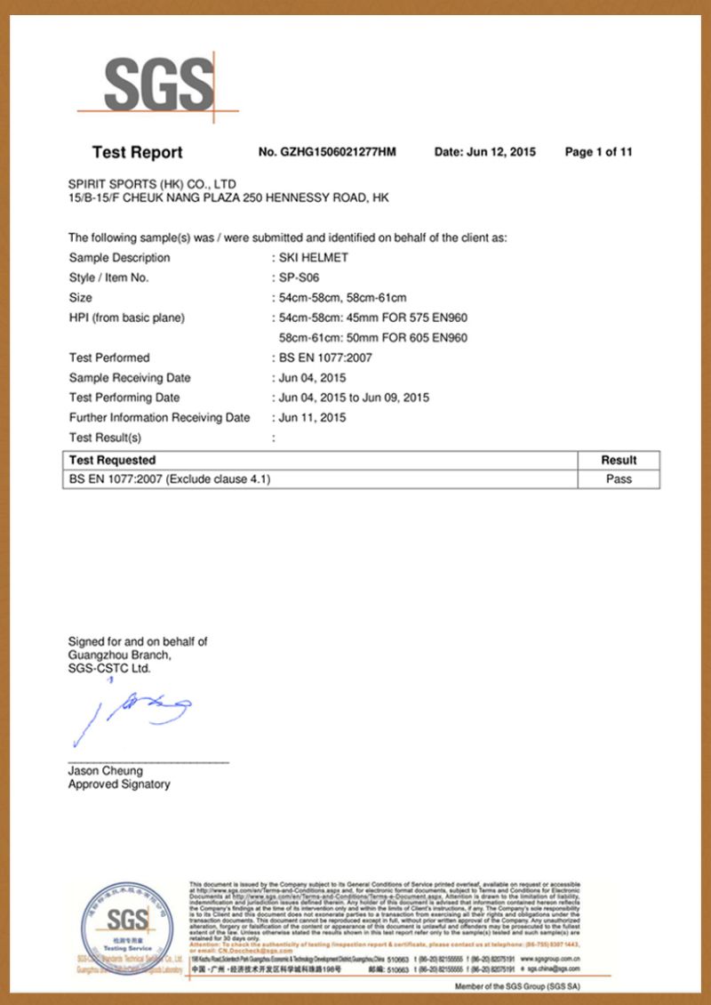 7 SP-S06 EN1077 Test Report